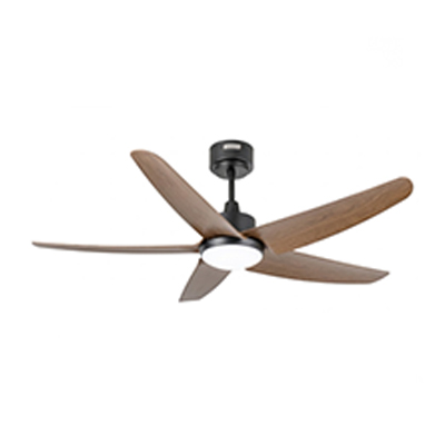 GLOXON 52" DC Ceiling Fan With LED Light 302007 CF5103 LR BLACK WOOD